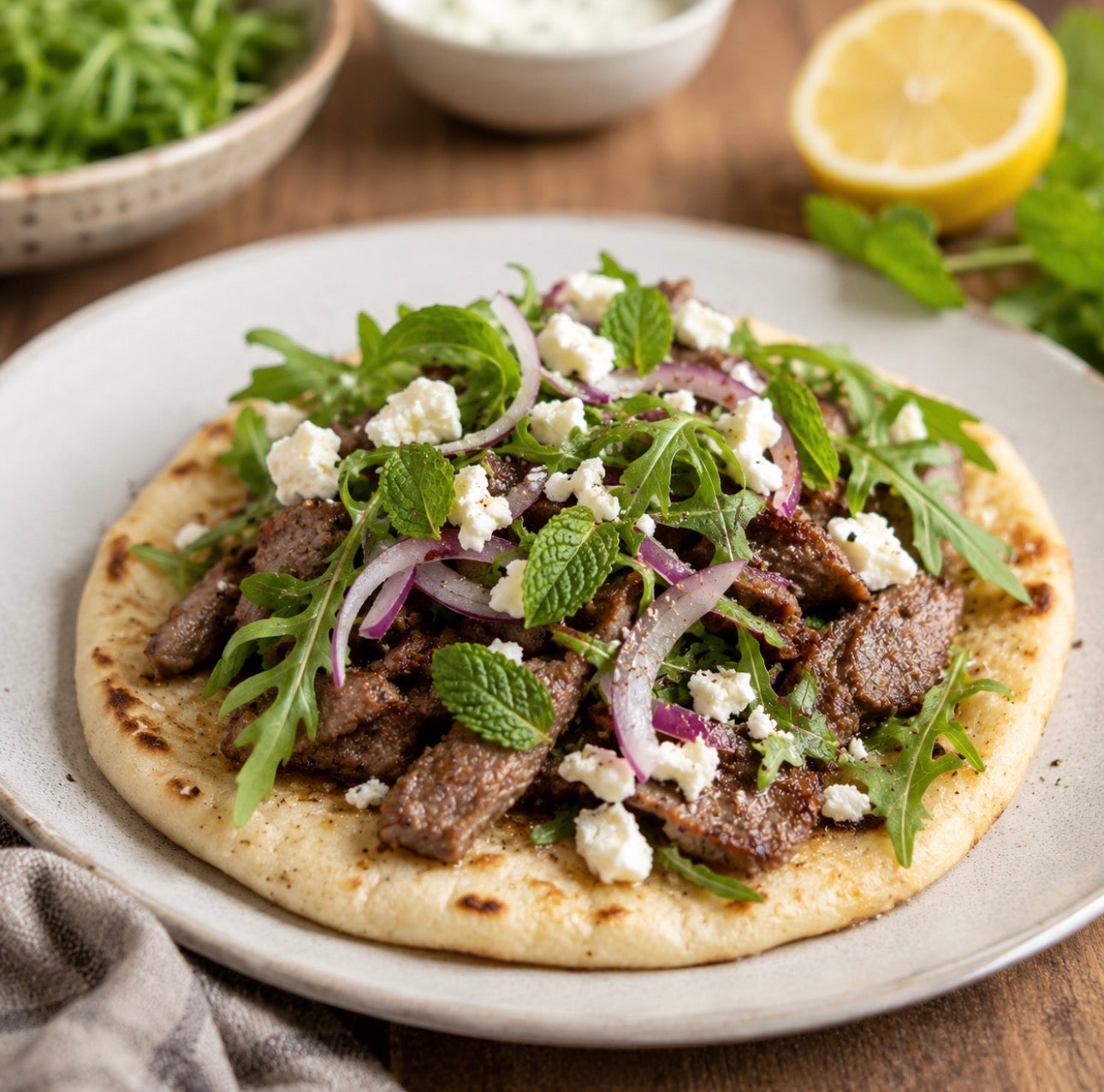Lamb Flatbread