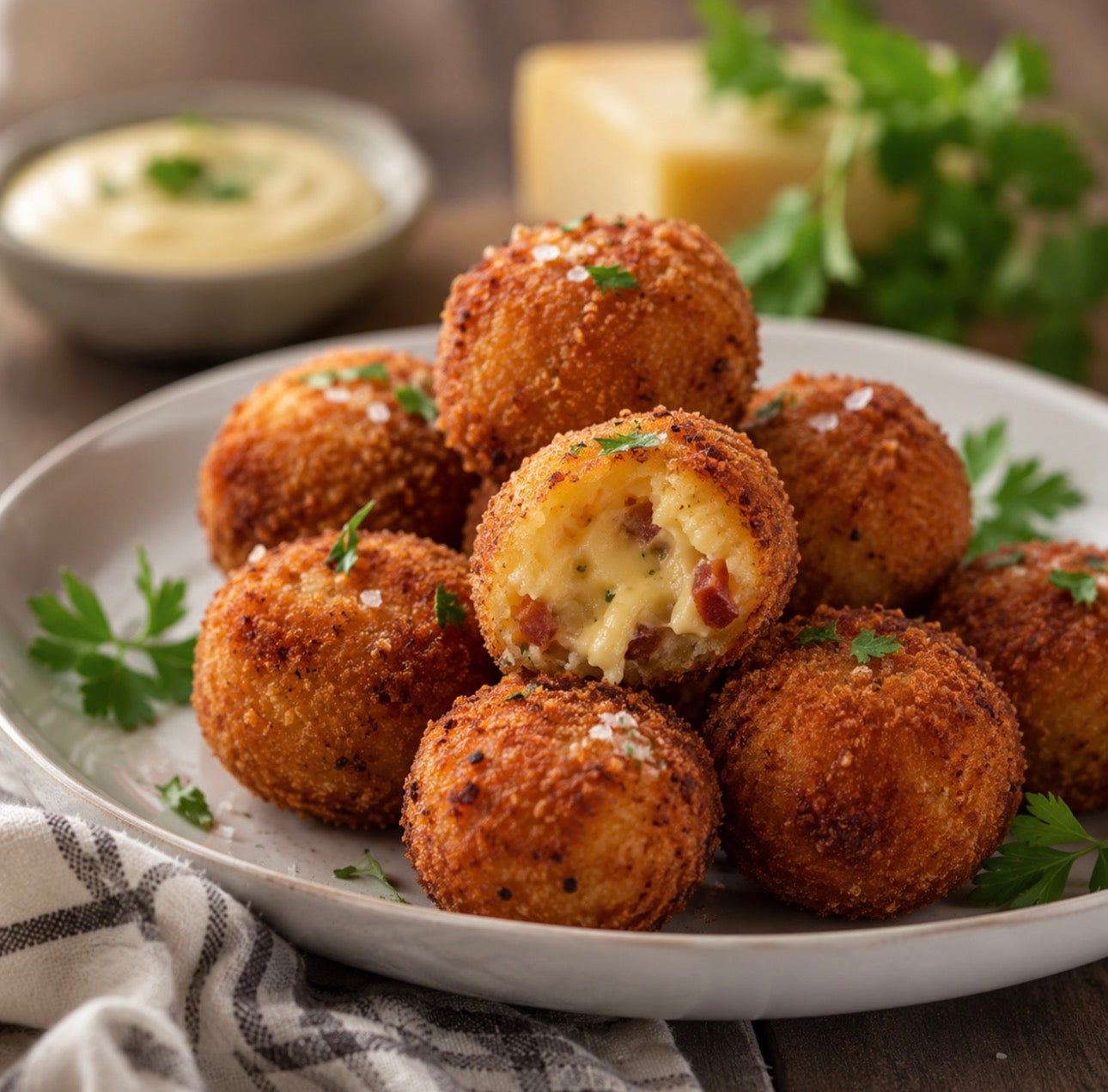 Bacon & Cheese Croquettes